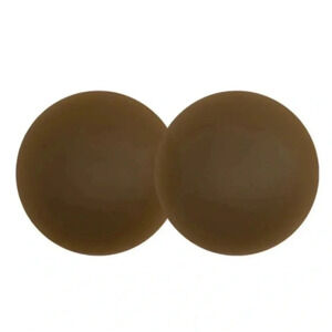 Sticky Adhesive Silicone Nipple Pasties - Reusable Nipple Covers (Dark Coffee)